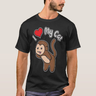 Slightly Wrong I Love My Cat Kitten Cat T-Shirt