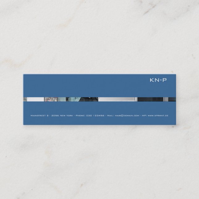 Slim BC Mini Business Card (Front)