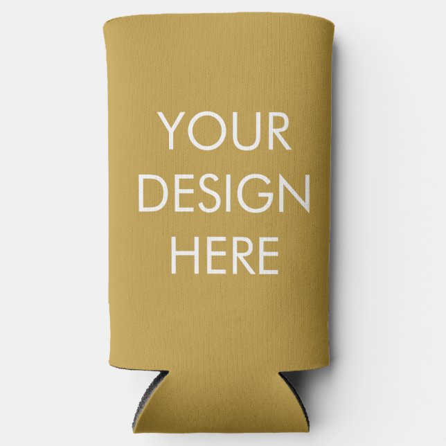 Slim Boho Colour Scheme - Blank Can Cooler (Front)