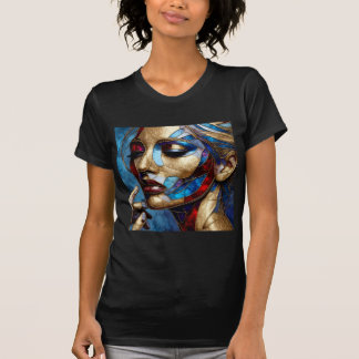 Slim Fit T-shirt With An Art Expression -42