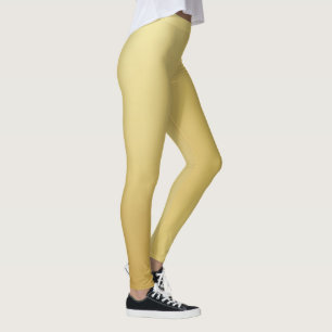 Slim Look Soft Gold Gradient Leggings