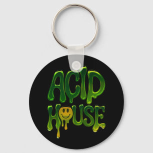 Slime Acid House Rave Electronic Music Lovers Stic Key Ring