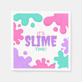 Slime Birthday Napkin