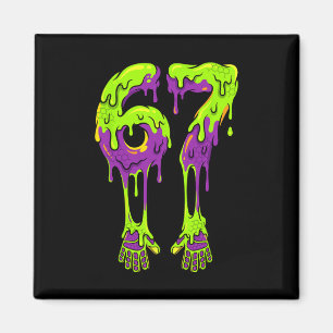 Slime Drip 67 Soccer Goalie Gloves Funny Sports Me Magnet