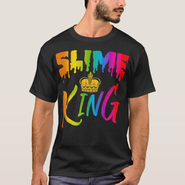 Slime King Shirt For Boys  (Front)