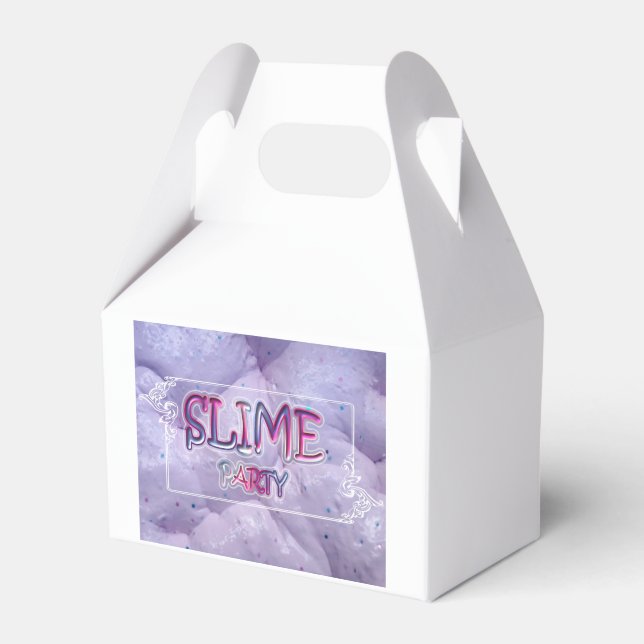 Slime Party Favour Box (Front Side)