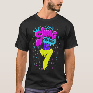 Slime Queen 7th Birthday Slime Shirt 7_1
