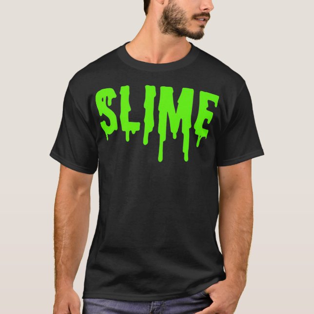 Slime Shirt  Green Slime Gift  Slime Gear Premium  (Front)