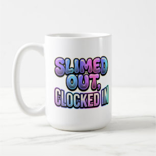 Slimed Out Clocked Pastel Dream Aesthetic Design Coffee Mug