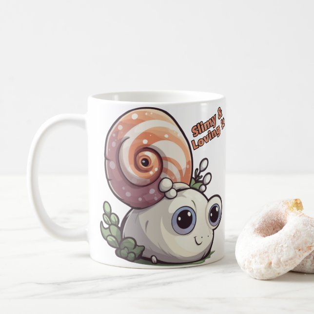 Slimy and Loving It Coffee Mug (With Donut)