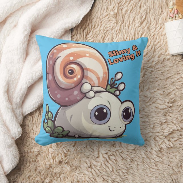 Slimy and Loving It Cushion (Blanket)