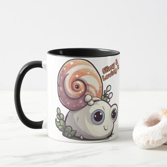 Slimy and Loving It Mug (With Donut)