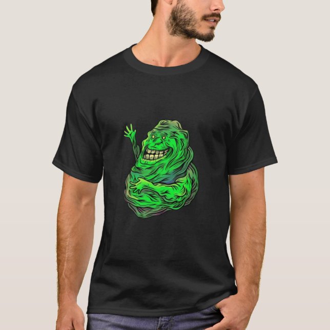 Slimy Green Ghost! T-Shirt (Front)