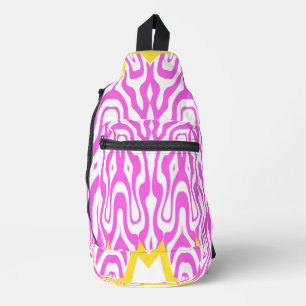Sling Bag, Multicolor seamless classic design  Bag