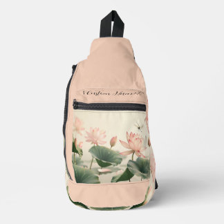 Sling Duffel - Dragonfly in Pink Bag