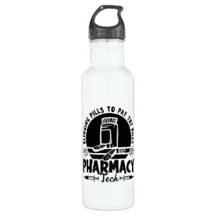 Slinging Pills Pharmacist Pharmacy Technician Gift 710 Ml Water Bottle