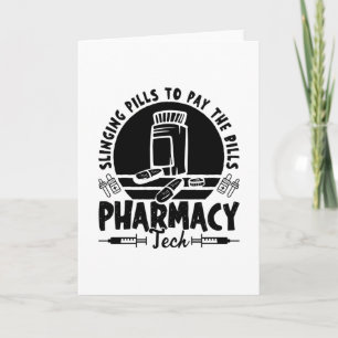 Slinging Pills Pharmacist Pharmacy Technician Gift Card