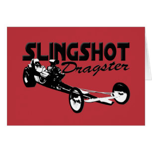 slingshot dragster vintage drag racing red
