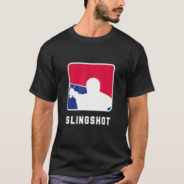 Slingshot Stone Slingshot Stone Slingshot Hunting T-Shirt (Front)