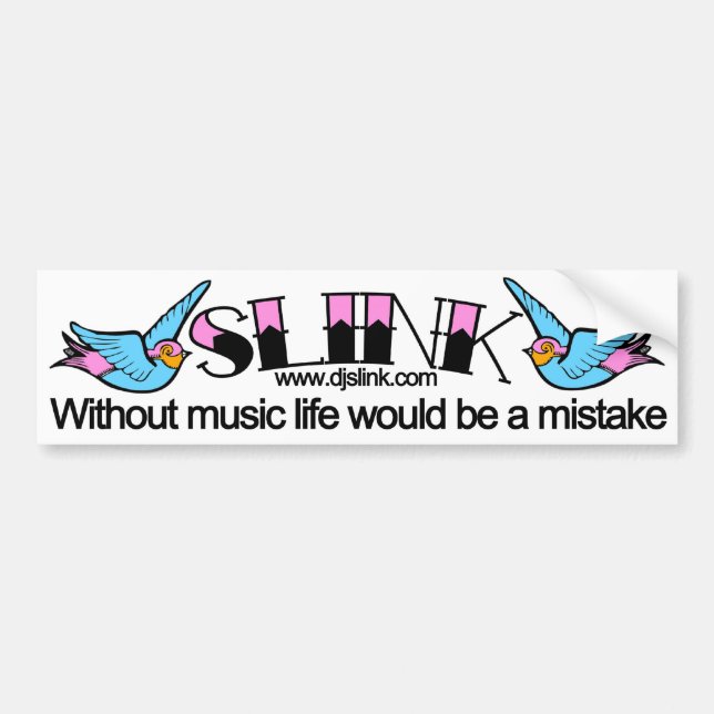 Slink Bumper Sticker (Front)