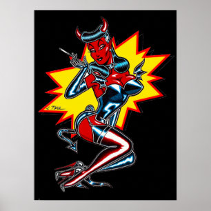 Slinky She-Devil Poster