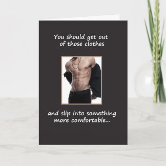 Slip Into Something Comfortable Card