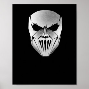 Slipknot Mick Mask Sticker Poster