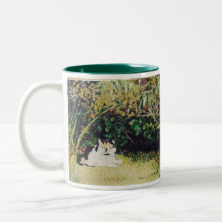 Slippers Painting Two-Tone Coffee Mug