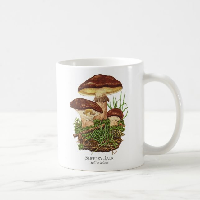 Slippery Jack Mushroom Coffee Mug (Right)