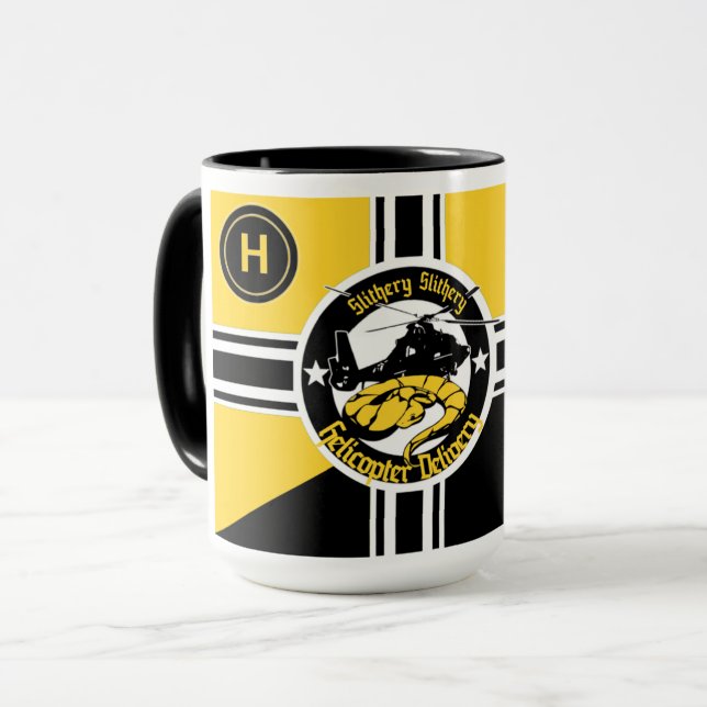 Slippery Slithery Helicopter Delivery ANCAP Mug (Front Left)