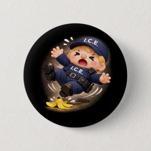 Slippery When Wet 6 Cm Round Badge