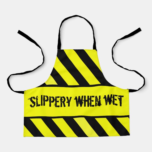 slippery when wet apron (Front)