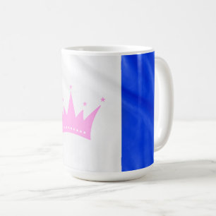 SlipperyJoe drag pride flag purple white blue crow Coffee Mug