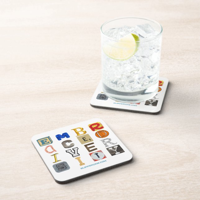 SlipperyJoe embrace diversity metaphor LGBTQIA glo Coaster (Right Side)