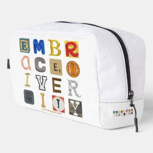 SlipperyJoe embrace diversity metaphor LGBTQIA glo Dopp Kit