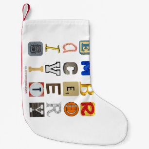 SlipperyJoe embrace diversity metaphor LGBTQIA glo Small Christmas Stocking