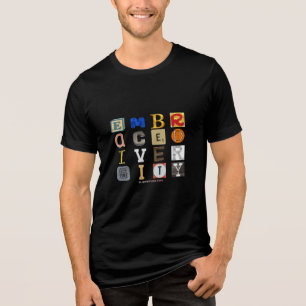 SlipperyJoe embrace diversity metaphor LGBTQIA glo Tri-Blend Shirt