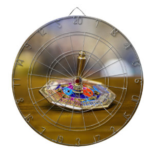 SlipperyJoe Hanukkah dreidel gift octagonal base b Dartboard