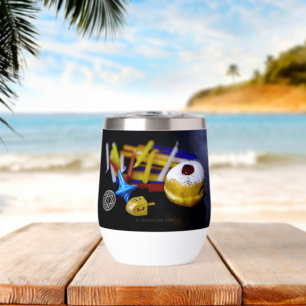 SlipperyJoe Hanukkah symbolic still life holiday e