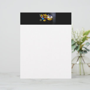 SlipperyJoe Hanukkah symbolic still life holiday e Custom Letterhead