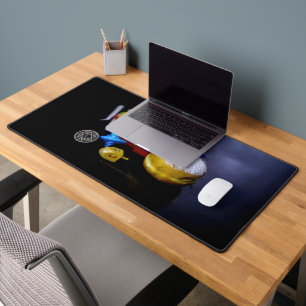 SlipperyJoe Hanukkah symbolic still life holiday e Desk Mat