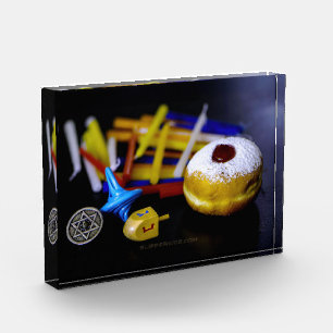 SlipperyJoe Hanukkah symbolic still life holiday e Photo Block