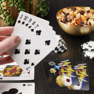 SlipperyJoe Hanukkah symbolic still life holiday e Playing Cards