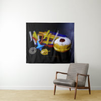 SlipperyJoe Hanukkah symbolic still life holiday e
