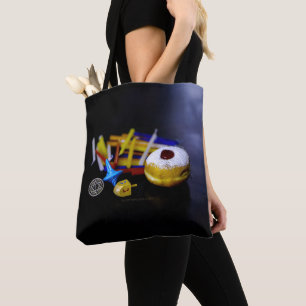 SlipperyJoe Hanukkah symbolic still life holiday e Tote Bag