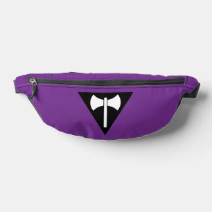 SlipperyJoe lesbian pride flag powerful gay femini Bum Bags