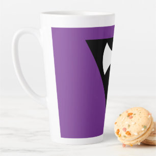 SlipperyJoe lesbian pride flag powerful gay femini Latte Mug