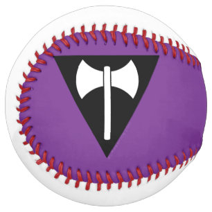 SlipperyJoe lesbian pride flag powerful gay femini Softball