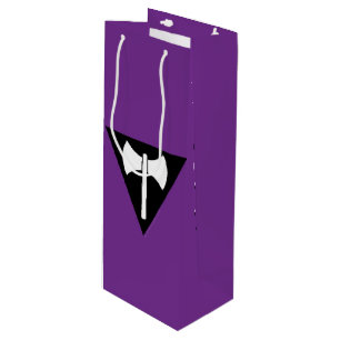SlipperyJoe lesbian pride flag powerful gay femini Wine Gift Bag