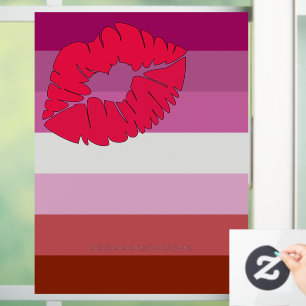 SlipperyJoe lipstick lesbian pride flag feminine c